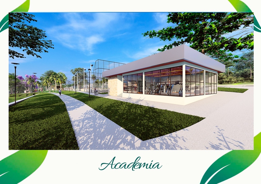 Perspectiva da academia do Aldeia do Lago